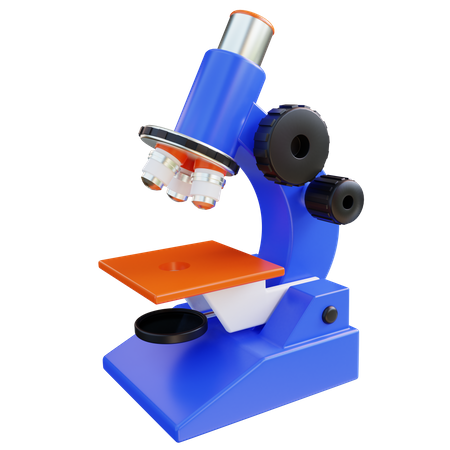 Microscope  3D Icon