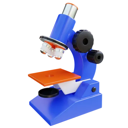 Microscope  3D Icon