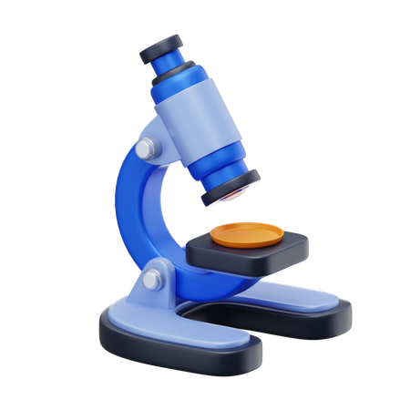 Microscope  3D Icon