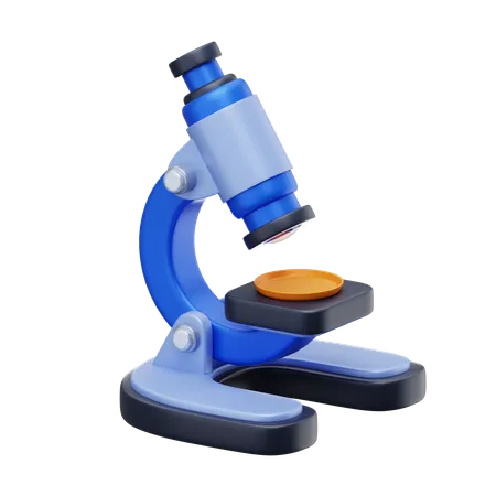 Microscope  3D Icon