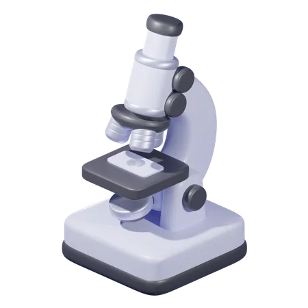 Microscope  3D Icon