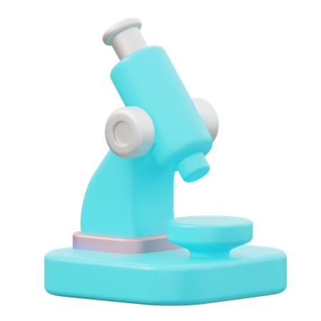 Microscope  3D Icon