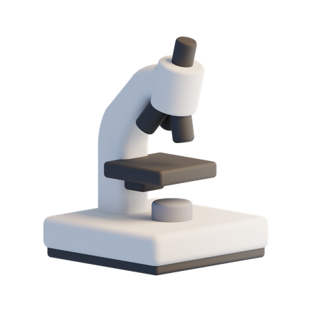 Microscope  3D Icon