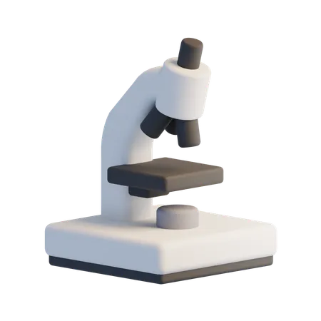 Microscope  3D Icon