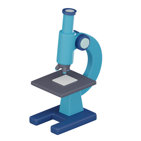 Microscope  3D Icon