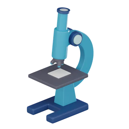 Microscope  3D Icon