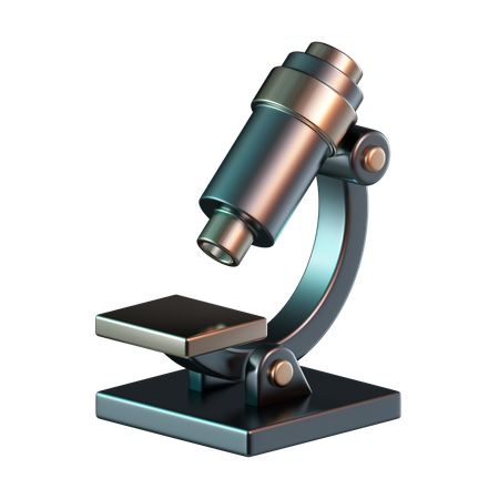 Microscope  3D Icon