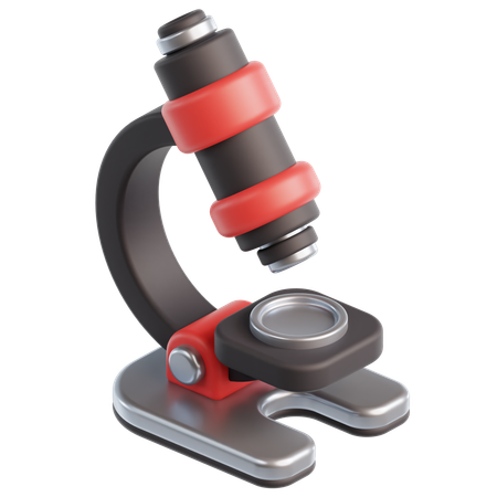 Microscope  3D Icon