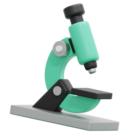 Microscope  3D Icon