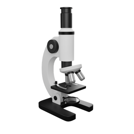 Microscope  3D Icon