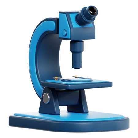 Microscope  3D Icon