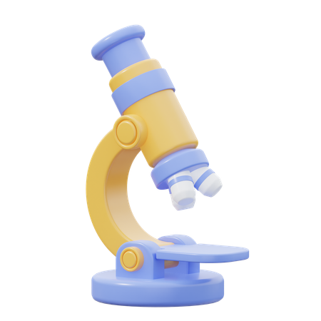 Microscope  3D Icon