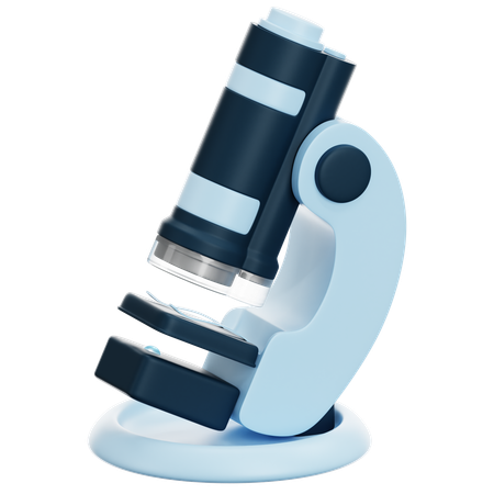 Microscope  3D Icon