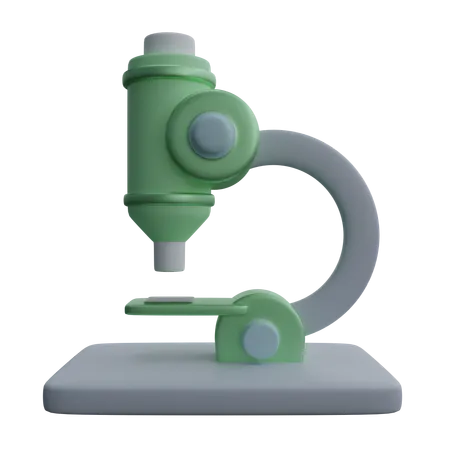 Microscope  3D Icon