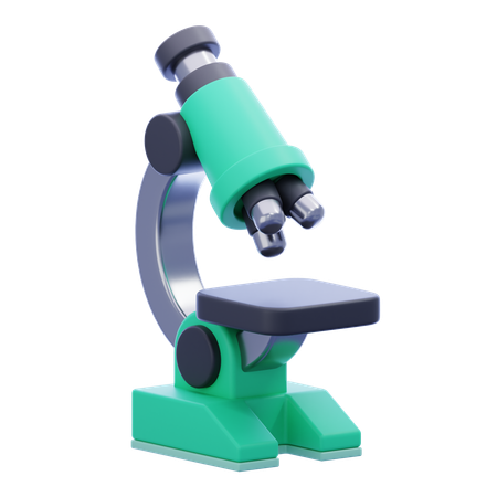 Microscope  3D Icon