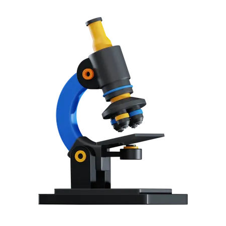 Microscope  3D Icon