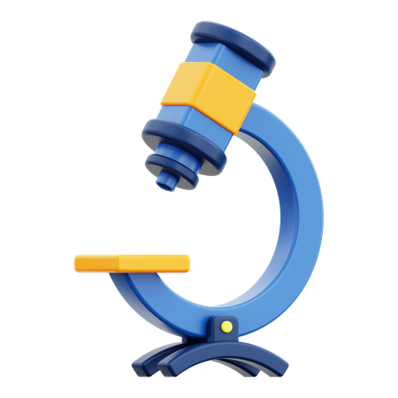 Microscope  3D Icon