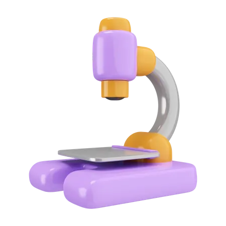 Microscope  3D Icon