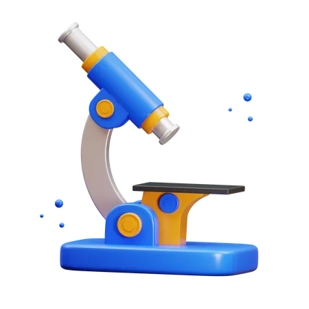 Microscope  3D Icon