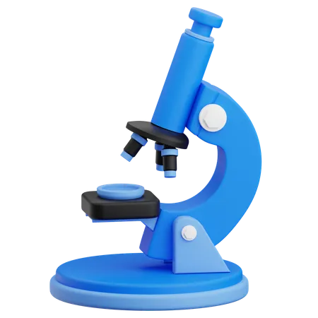 Microscope  3D Icon