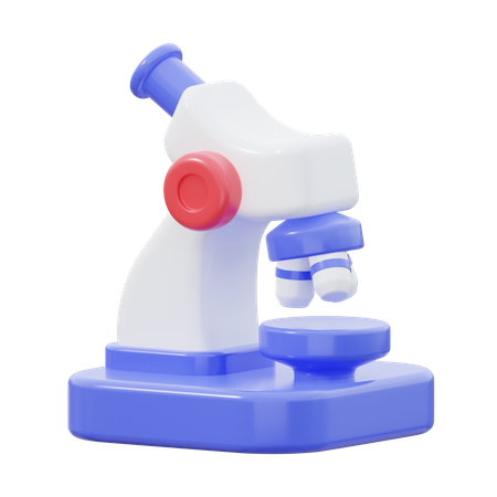 Microscope  3D Icon