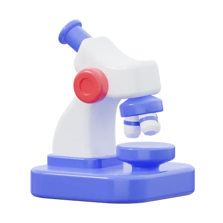 Microscope  3D Icon