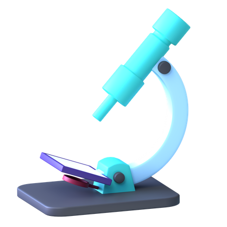 Microscope  3D Icon