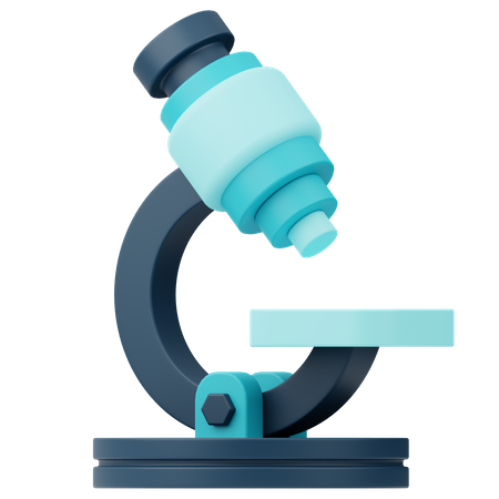 Microscope  3D Icon