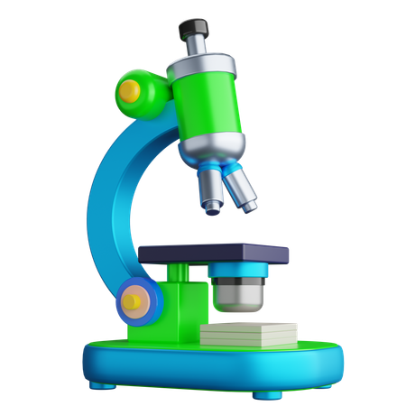 Microscope  3D Icon