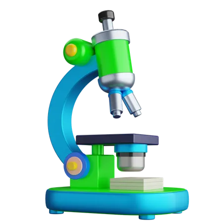 Microscope  3D Icon