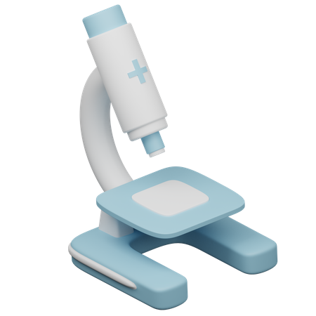 Microscope  3D Icon