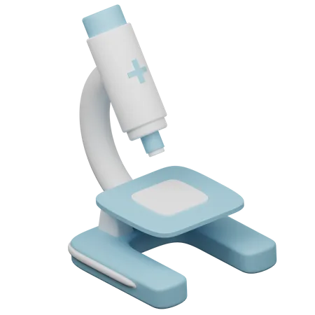 Microscope  3D Icon