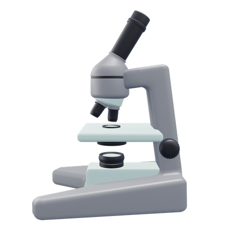 Microscope  3D Icon