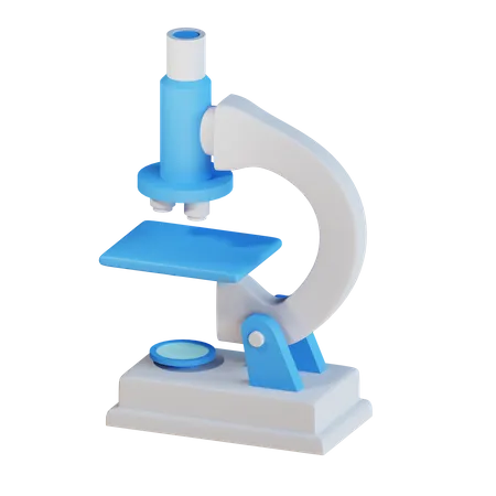 Microscope  3D Icon