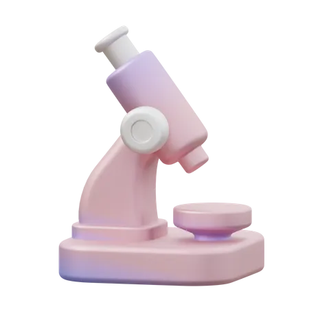 Microscope  3D Icon