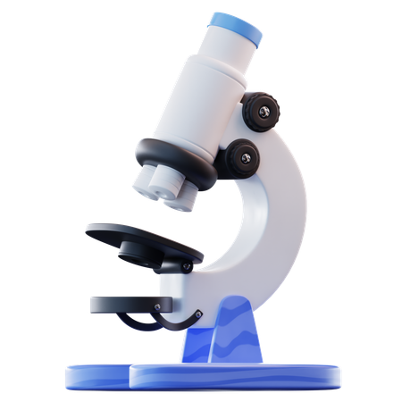 Microscope  3D Icon