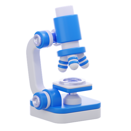 Microscope  3D Icon