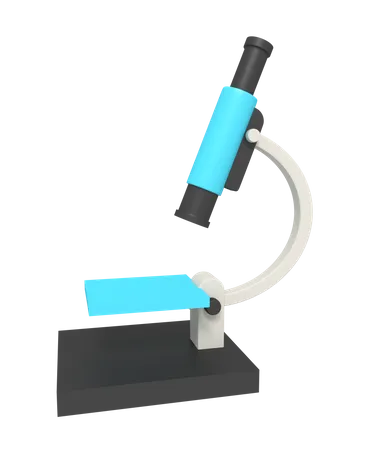 Microscope  3D Icon