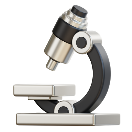 Microscope  3D Icon