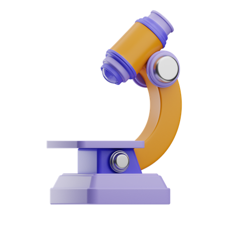 Microscope  3D Icon