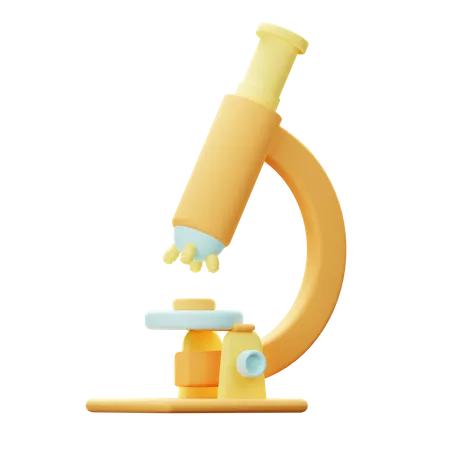 Microscope  3D Icon