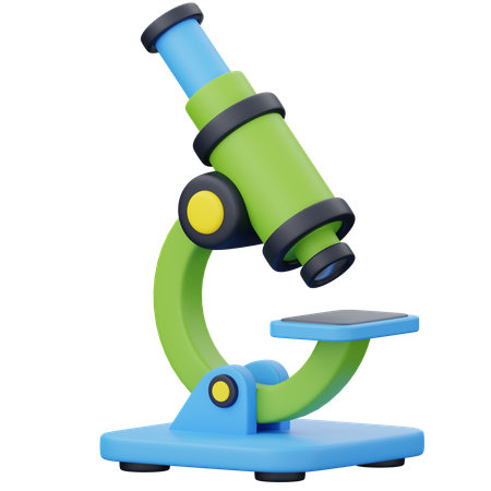 Microscope  3D Icon