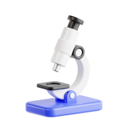 Microscope  3D Icon