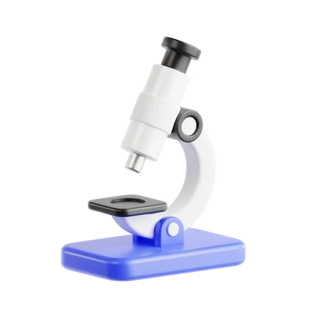 Microscope  3D Icon