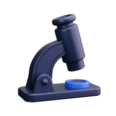 Microscope  3D Icon