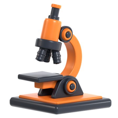 Microscope  3D Icon