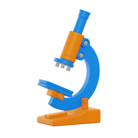 Microscope  3D Icon