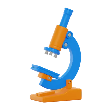 Microscope  3D Icon