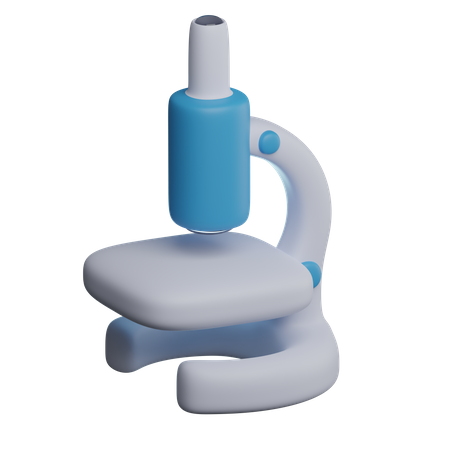 Microscope  3D Icon