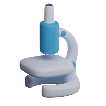 Microscope  3D Icon